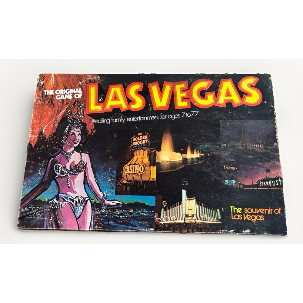 Vintage Original Board Game of Las Vegas by Toys & Games of Nevada Inc 1973 RARE